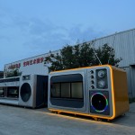 TV Food Truck Factory - Custom Old-Style Massive Landmark Kiosk Businesses