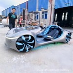 Vintage Car Model Factory - Custom Alloy Iron Art Street Photography Prop