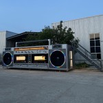 Radio Dining Car Factory - Custom Retro Portable Coffee Milk Tea Shop 220V