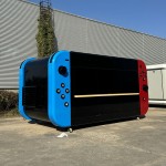 Food Kiosk Factory - Custom Stainless Steel Frame Street Food Cart 220V