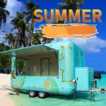 Food Trailer Manufacturer - Custom Portable Snacks Shop Mobile Food Carts