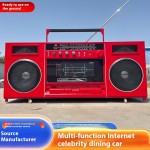 Radio Food Truck Factory - Custom Dessert Multifunctional Retro Snack Bar