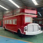 Electric Food Truck Factory - Double Decker Snacks Shop Cooking Equipment