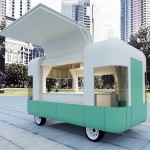 Beverage Display Supplier - Modern Juice Bar Mobile Pavilion Shopping