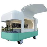 Beverage Display Supplier - Modern Juice Bar Mobile Pavilion Shopping