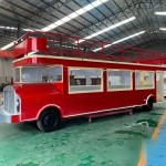 Electric Food Truck Factory - Double Decker Snacks Shop Cooking Equipment