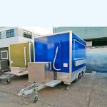 Food Trailer Manufacturer - Stainless Steel Hot Dog Ice Cream Truck USA