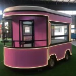 Electric Food Truck Supplier - Four Wheel Ice Cream Hot Dog Coffee Pavilion