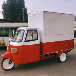 Motorcycle Food Truck Manufacturer - Retro Tuk Tuk New Energy Dining Car