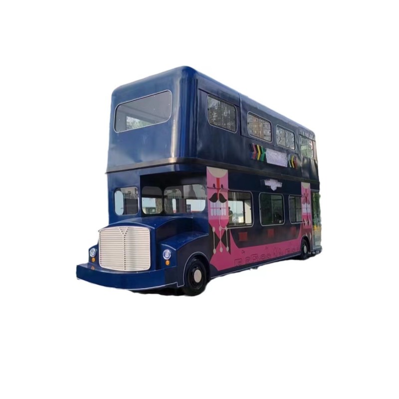 Food Truck Manufacturer - Double Decker Pizza Bus Full Kitchen