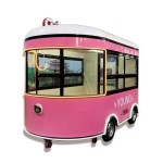 Electric Food Truck Supplier - Four Wheel Ice Cream Hot Dog Coffee Pavilion