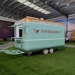 Food Trailer Supplier - Stainless Steel Kiosk Cart Catering Mobile