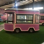 Electric Food Truck Supplier - Four Wheel Ice Cream Hot Dog Coffee Pavilion