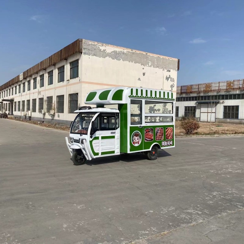 Food Kiosk Manufacturer - Multi Function Electric Three Wheels Snack Truck