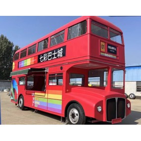 Mobile Kitchen Supplier - Custom Double Decker Ice Cream Sales Truck