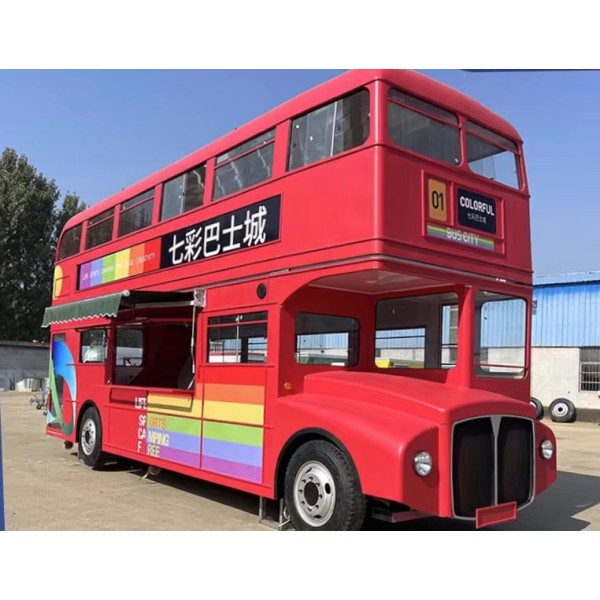 Mobile Kitchen Supplier - Custom Double Decker Ice Cream Sales Truck