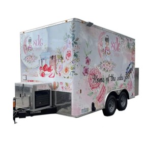 Food Truck Factory - Small Hamburger Hot Dog Stage Trailer