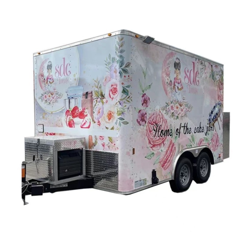 Food Truck Factory - Small Hamburger Hot Dog Stage Trailer