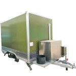 Food Trailer Manufacturer - Stainless Steel Hot Dog Ice Cream Truck USA