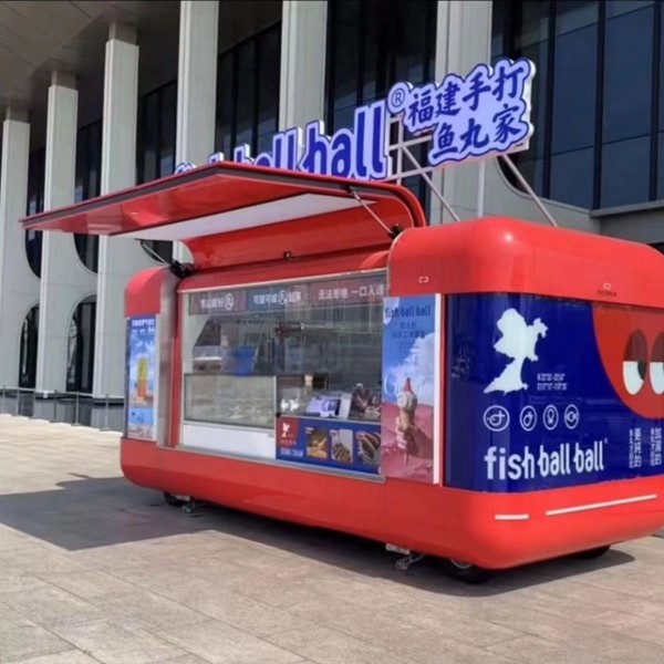 Beverage Display Factory - Modern Juice Bar Mobile Pavilion Furniture