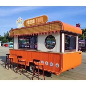 Insulation Truck Manufacturer - Coffee Food Street Mobile Kitchen Complete