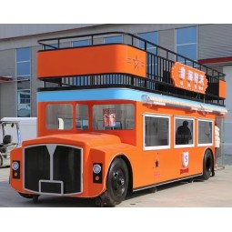 Double Decker Bus Factory - Commercial Dining Bus Street Food Truck