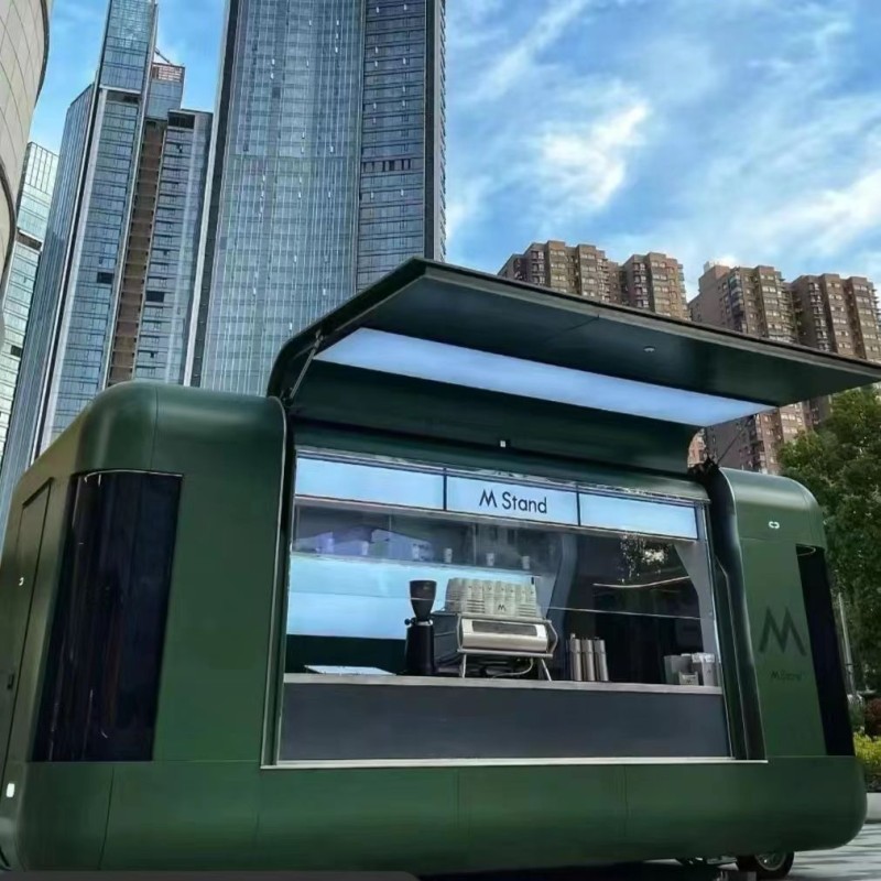 Mobile Food Truck Factory - 2024 Hot Sale Vending Kiosk Full Kitchen