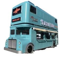 Double Decker Bus Factory - Wholesale Handicraft Food Truck Decoration