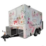 Food Truck Factory - Small Hamburger Hot Dog Stage Trailer