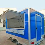 Food Trailer Manufacturer - Stainless Steel Hot Dog Ice Cream Truck USA