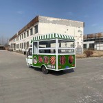 Food Kiosk Manufacturer - Multi Function Electric Three Wheels Snack Truck