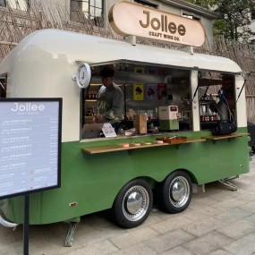 Food Trailer Supplier - Hot Dog Pizza Coffee Booth Fast Moving Kitchen