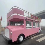 Food Van Factory - Double Decker Coffee Ice Cream Juice Bar Trailer