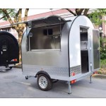 Food Cart Factory - Stainless Steel Street Shop Snack Drinks Trailer