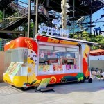 Mobile Kitchen Manufacturer - Pink Hot Dog Stand Grill Fryer Trailer