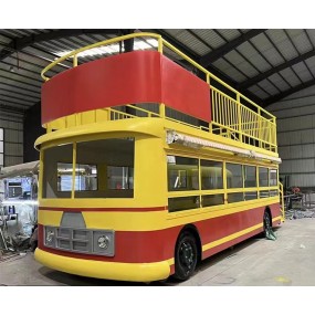 Mobile Food Truck Factory - Double Decker Coffee Ice Cream Juice Bar