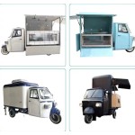 Motorcycle Food Truck Manufacturer - Retro Tuk Tuk New Energy Dining Car