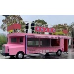 Mobile Food Truck Factory - Double Decker Coffee Ice Cream Juice Bar