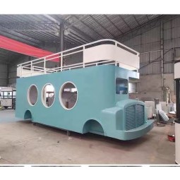 Food Van Factory - Double Decker Coffee Ice Cream Juice Bar Trailer