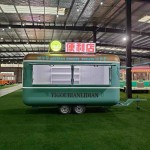 Food Trailer Supplier - Stainless Steel Kiosk Cart Catering Mobile
