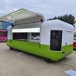 Food Trailer Supplier - Stainless Steel Mall Fast Food Truck Kiosk