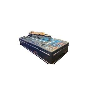 Glass Door Freezer Factory - Custom Supermarket Island Display Cabinet