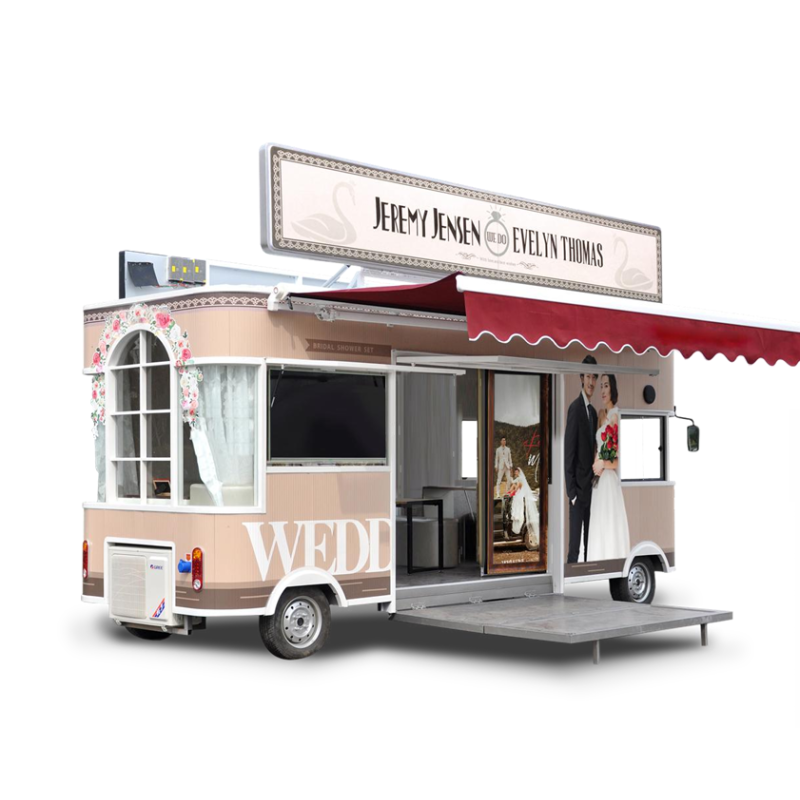 Food Trailer Factory - Custom Fully Equipped Ice Cream Cart Food Truck