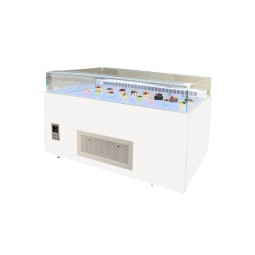 Display Cabinet Factory - Custom Open Island Sandwich Dessert Crisper