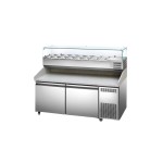 Salad Counter Factory - Custom Commercial Buffet Pizza Prep Table Chiller