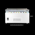 Display Cabinet Factory - Custom Open Island Sandwich Dessert Crisper