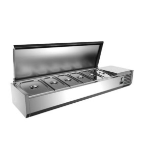 Salad Bar Factory - Custom Stainless Steel Working Table Refrigerator