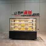 Cake Display Cabinet Factory - Custom Arc Curve Glass Pastry Refrigerator