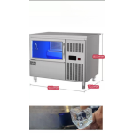 Ice Making Machine Factory - Custom Stainless Steel Split Crystal Cube