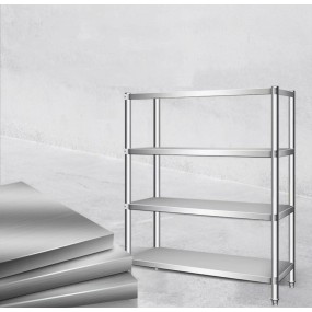 Storage Shelves Factory - Custom Heavy Duty 4 Layer Stainless Steel